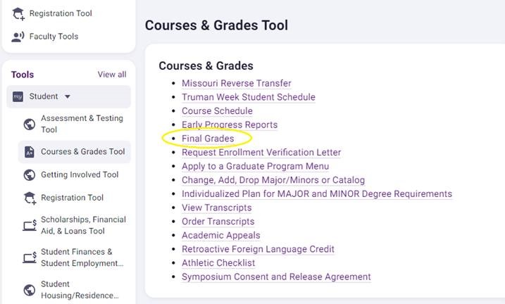 How to view grades in TruView